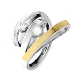 Silver and Gold Ring