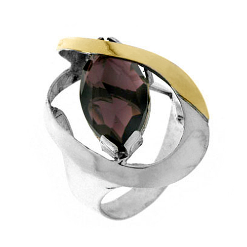 Silver and Gold Ring