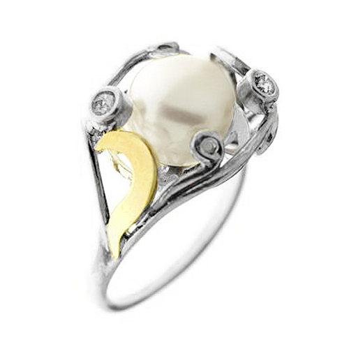 Silver and Gold Ring