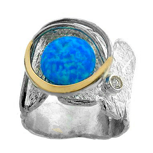 Silver and Gold Ring