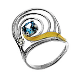 Silver and Gold Ring