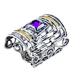 Silver and Gold Ring