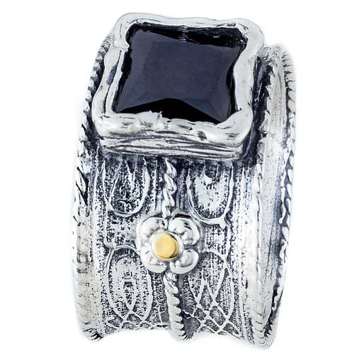 Silver and Gold Ring