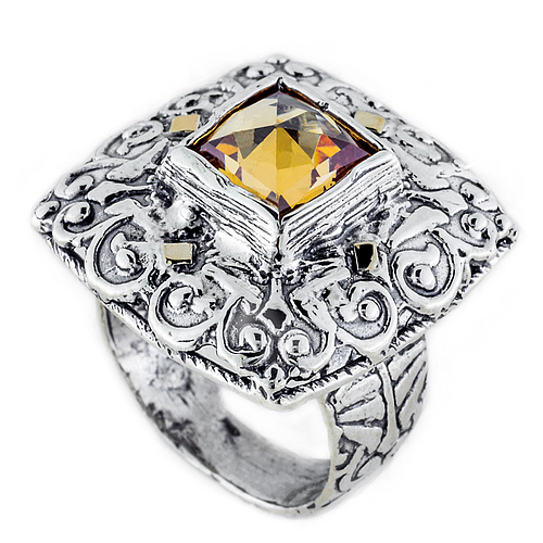 Silver and Gold Ring