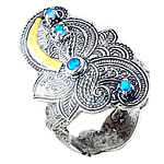 Silver and Gold Ring