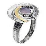 Silver and Gold Ring