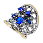 Silver and Gold Ring