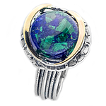 Silver and Gold Ring