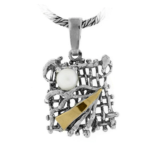 Silver and Gold Pendant