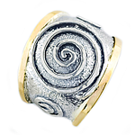 Silver and Gold Ring