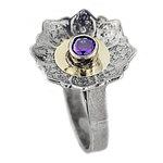 Silver and Gold Ring
