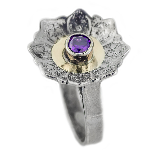 Silver and Gold Ring