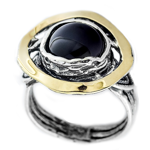 Silver and Gold Ring