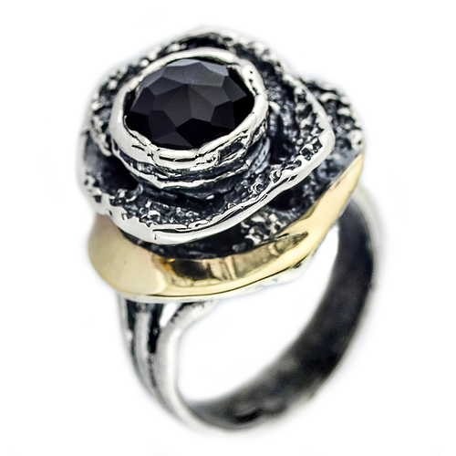 Silver and Gold Ring