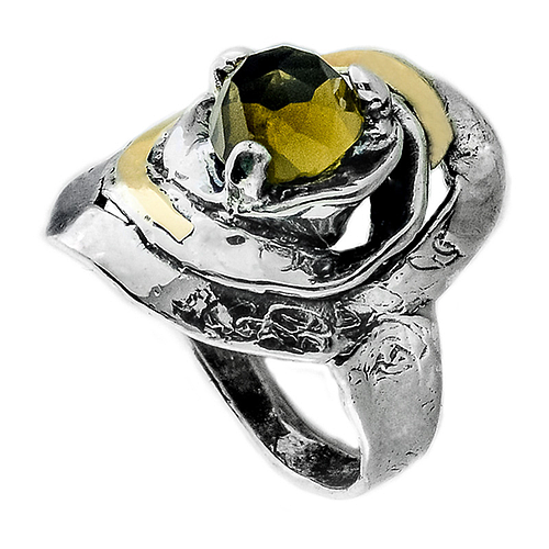 Silver and Gold ring