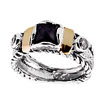 Silver and Gold Ring