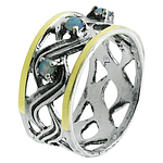 Silver and Gold Ring