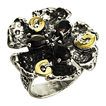 Silver and Gold Ring