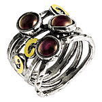 Silver and Gold Ring