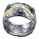 Silver and Gold Ring