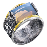 Silver and Gold Ring