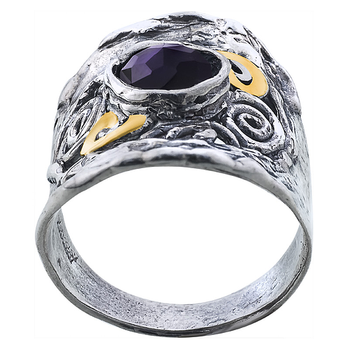 Silver and Gold ring