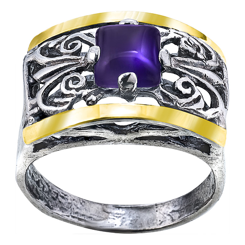 Silver and Gold Ring