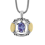 Silver and Gold Pendant