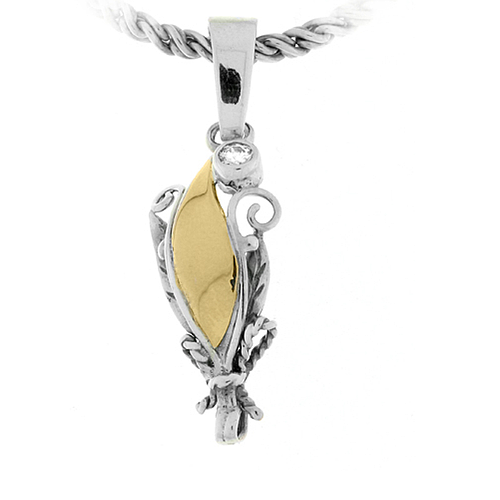 Silver and Gold Pendant