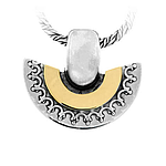 Silver and Gold Pendant