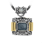 Silver and Gold Pendant