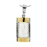 Silver and Gold Pendant