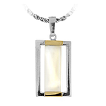 Silver and Gold Pendant