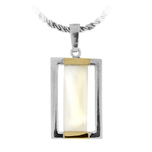 Silver and Gold Pendant