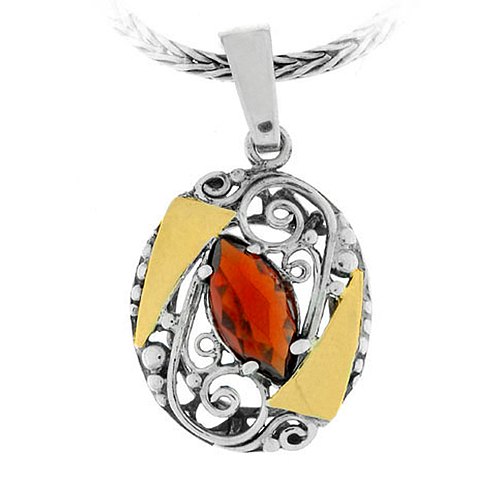 Silver and Gold Pendant