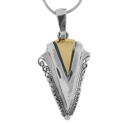 Silver and Gold Pendant