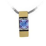 Silver and Gold Pendant
