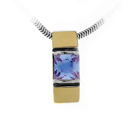 Silver and Gold Pendant