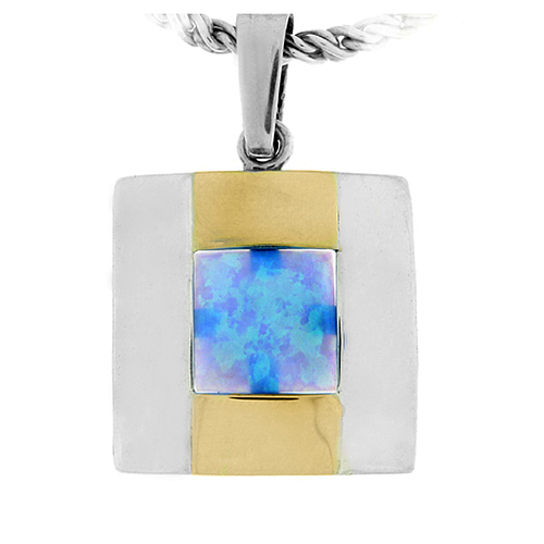 Silver and Gold Pendant