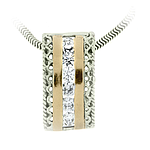 Silver and Gold Pendant