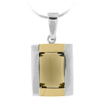 Silver and Gold Pendant