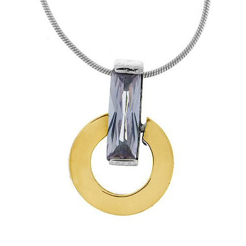 Silver and Gold Pendant