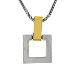 Silver and Gold Pendant