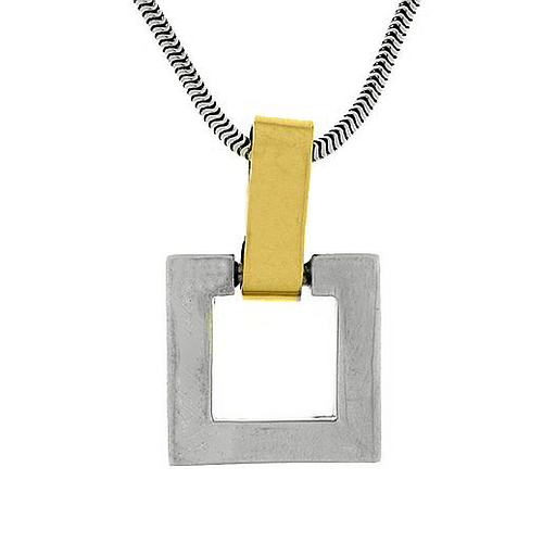 Silver and Gold Pendant