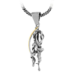 Silver and Gold Pendant