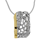 Silver and Gold Pendant