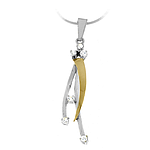 Silver and Gold Pendant