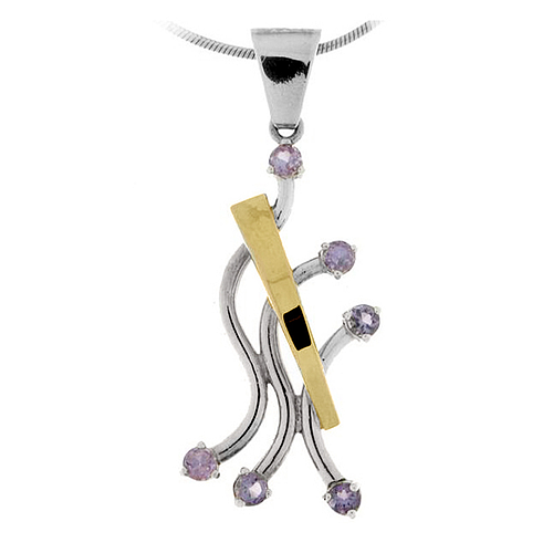 Silver and Gold Pendant