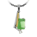 Silver and Gold Pendant