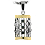 Silver and Gold Pendant